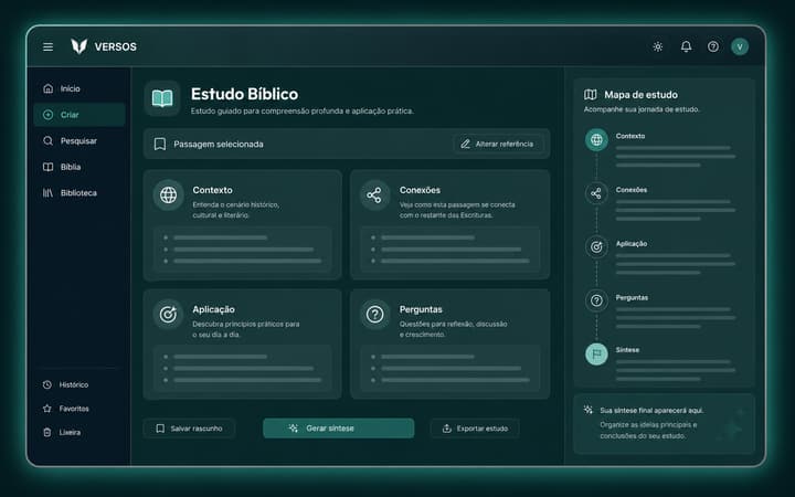 Mockup de VERSOS para estudio bíblico profundo
