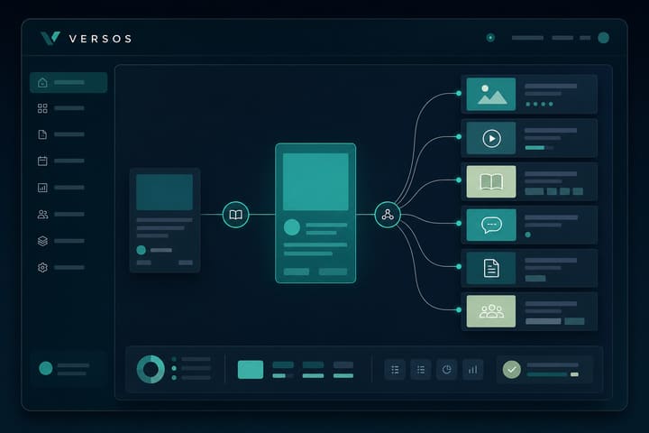 Un sermón transformado en varios formatos de contenido